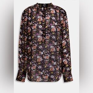RAG & BONE
Corrine floral-print crepe blouse